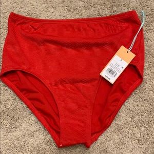 red bikini bottoms